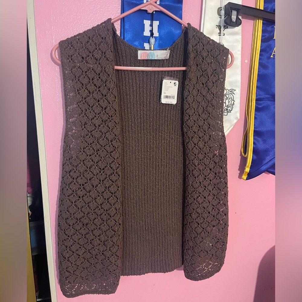 Brown vest